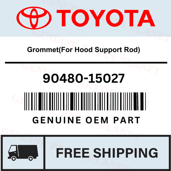 OEM GENUINE TOYOTA 1993-2019 Grommet(For Hood Support Rod) - 90480-15027