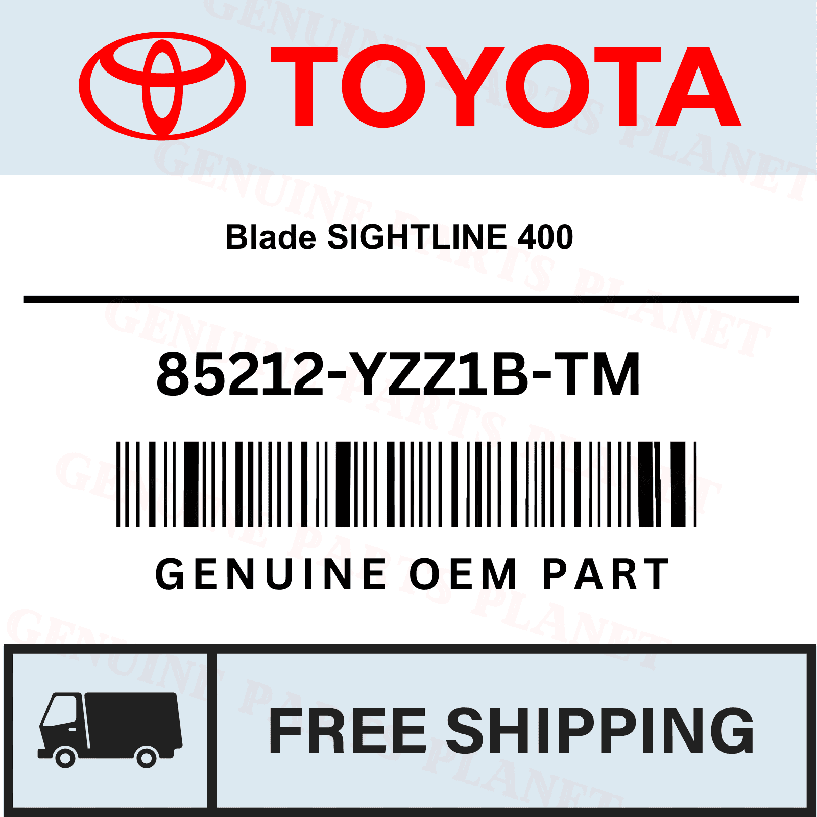 OEM GENUINE TOYOTA Blade SIGHTLINE 400 - 85212-YZZ1B-TM