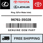OEM GENUINE TOYOTA & LEXUS 1987-1999 Ring, O(For Water Inlet) - 96761-35028