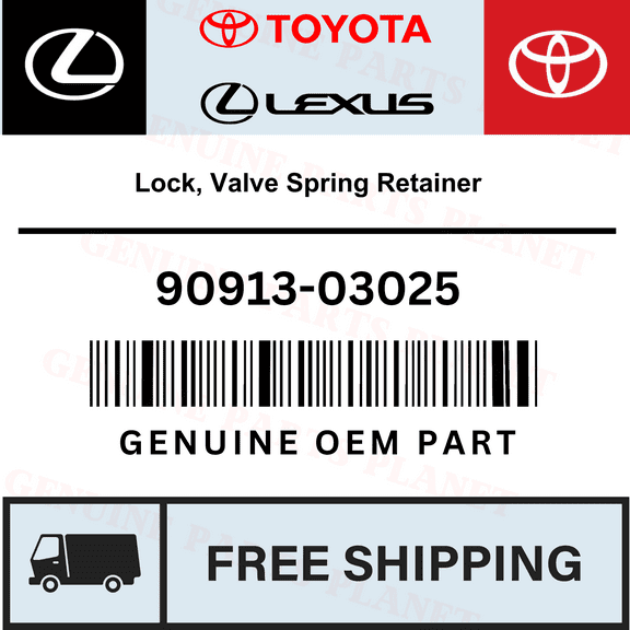 OEM GENUINE TOYOTA Supra 1993-1998 Lock, Valve Spring Retainer - 90913-03025