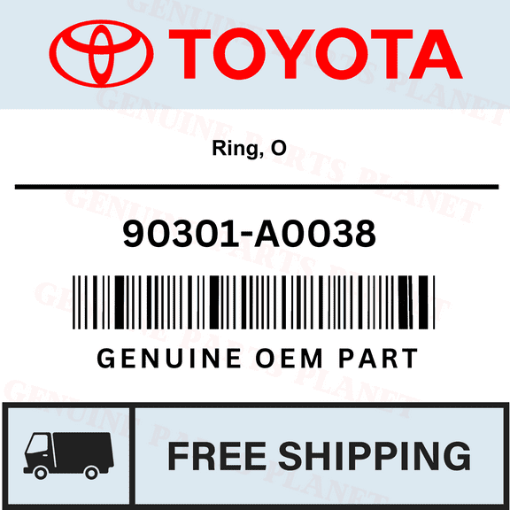 OEM GENUINE TOYOTA Tacoma 2005-2022 Ring, O - 90301-A0038