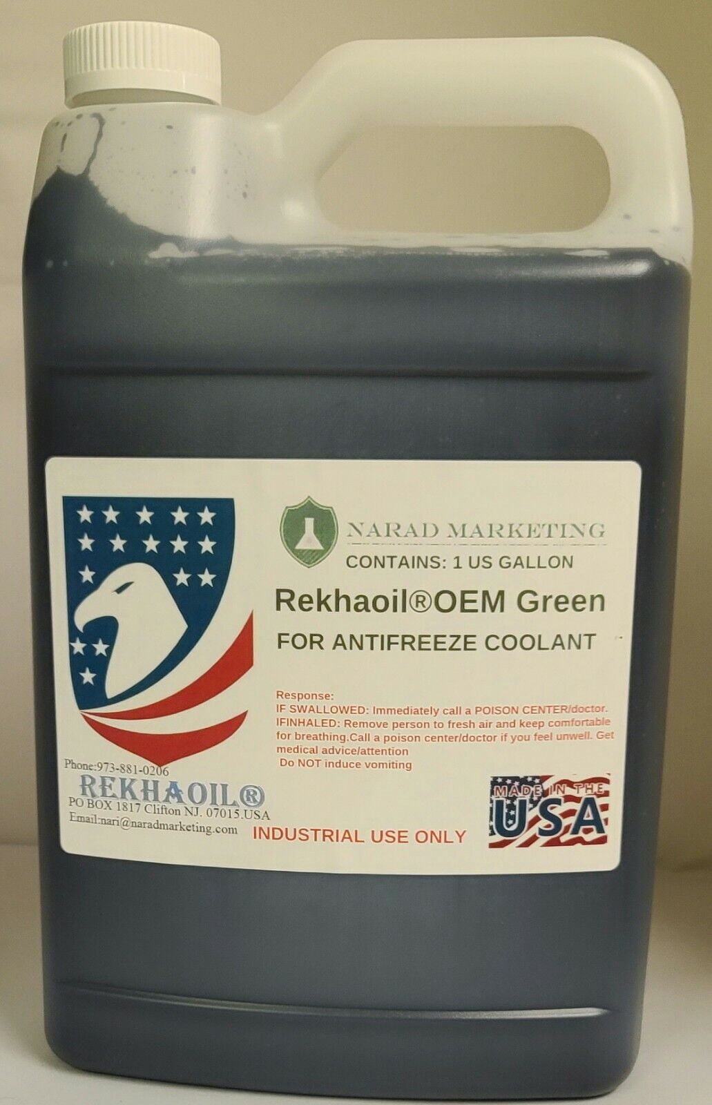OEM GREEN DYE FOR COLORING  ANTIFREEZE 1 gallon CONCENTRATE