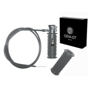 OEM-GT Mini Bike Motorcycle Twist Throttle with Grips for 7/8" Handlebar.