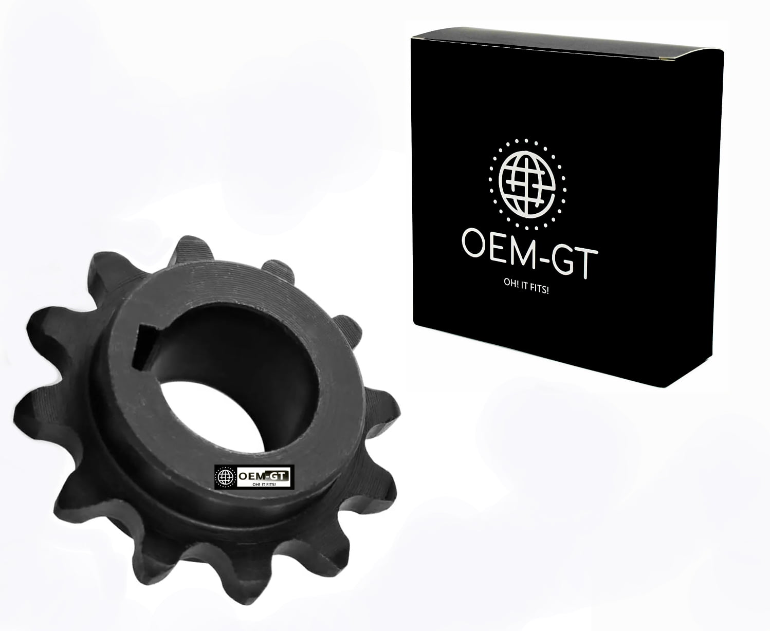 OEM-GT Torque Converter Sprocket 5/8'' 12T 520 Chain For Go Kart And Mini Bike.