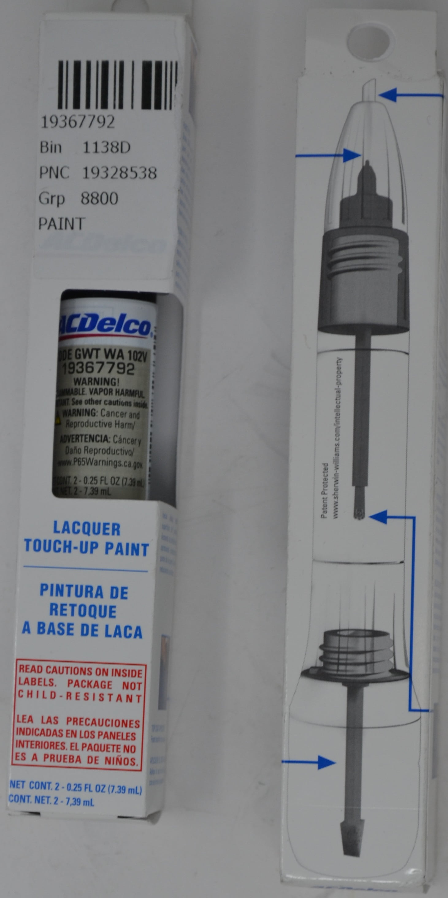 OEM Genuine GM ACDelco 4 In1 Touch Up Paint CODE GWT WA102V CHAMPAGNE oem-genuine-gm-acdelco-4-in1-touch-up-paint-code-gwt-wa102v-champagne