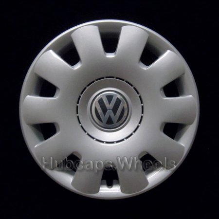 OEM Genuine Hubcap for Volkswagen Golf, Jetta 2001-2011 - Professionally Refinished Like New - 15in Replacement Single Wheel Cover