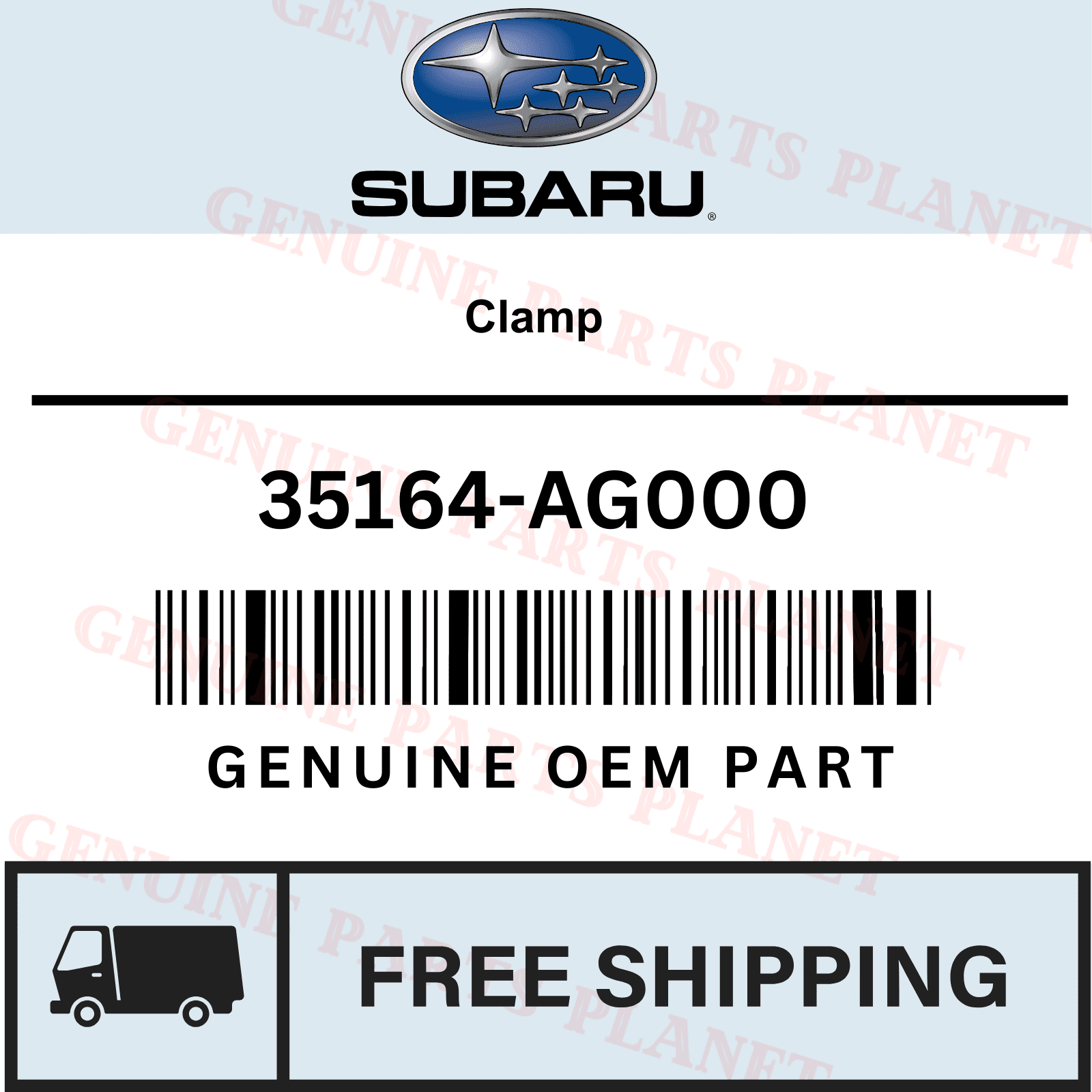 OEM Genuine Subaru 2005-2021 Clamp - 35164-AG000 - Walmart.com