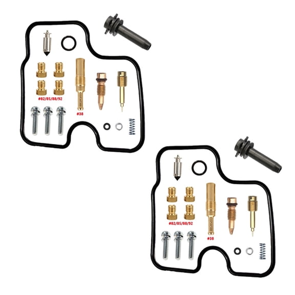 OEM Grade Carburetor Rebuild Kit Compatible with 2001-2006 Honda XL125V 125cc Liquid-Cooled SOHC Carburetor Motorcycle
