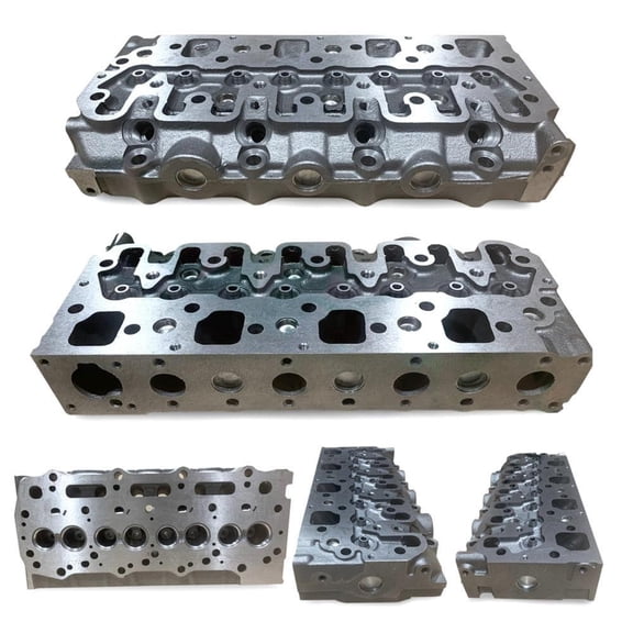 OEM Grade Cylinder Head Bare Compatible with Caterpillar BB-621C/CB-34/CB-34B/CB-34B XW/CC-34B Compactor 2005-2015 Cat C2.2 Naturally Aspirated 2.2L Diesel 321-4061