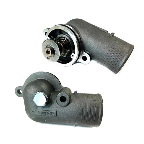 OEM Grade Engine Thermostat Assembly Compatible with Caterpillar TH210/TH215 2005-2010 180F w/Housing 3054E 4.4L 4-cyl Turbo Diesel Telehandler 254-2268