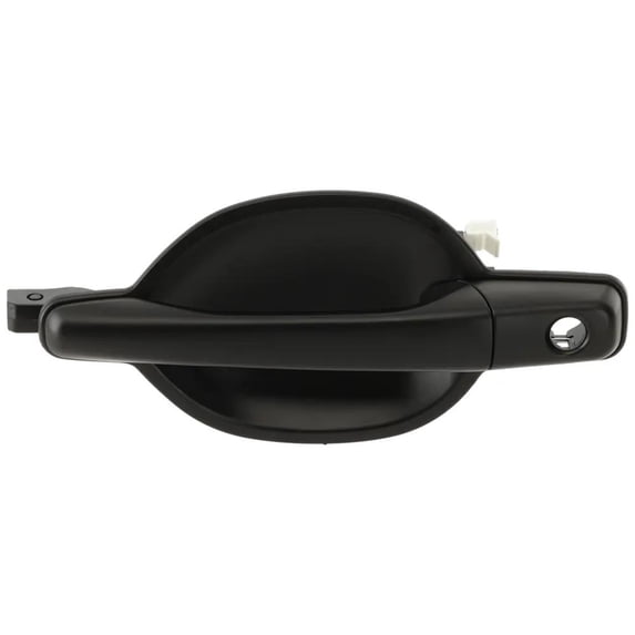 OEM Grade Front Left Exterior Door Handle Compatible with 2004-2011 Mitsubishi Endeavor Primed Paintable With Key Hole MR642006 LS Limited SE XLS Replacement Direct Fit Handle Assembly