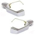 thumbnail image 1 of OEM Grade Front Left and Right Exterior Door Handle Compatible with 1993-1998 Jeep Grand Cherokee Chrome Without Key Hole 55076057AB-PFM 55076056AB-PFM 5.9 Limited Base Laredo, 1 of 5
