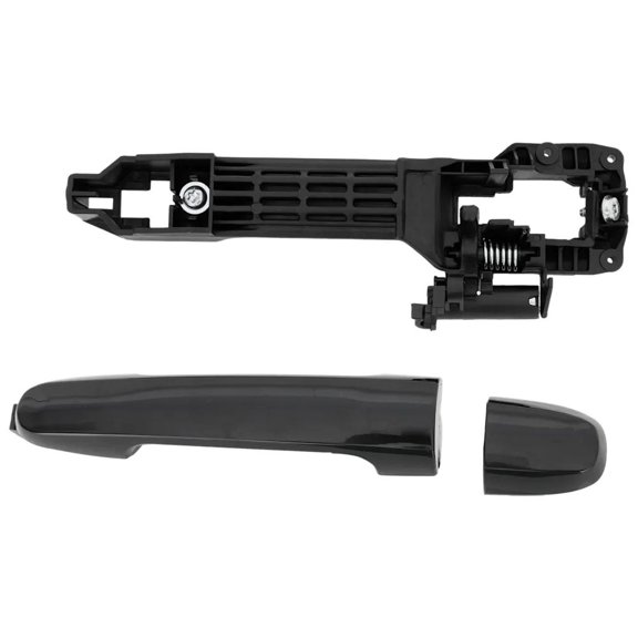 OEM Grade Front or Rear Left Exterior Door Handle Compatible with 2001-2013 Toyota Corolla Toyota Rav4 Yaris Smooth Black Without Key Hole 6921142010 Base CE Ev LE Limited