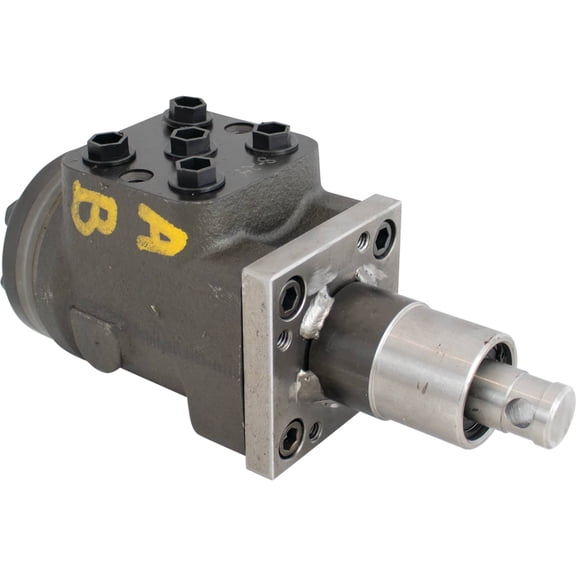 OEM Grade Hydraulic Steering Motor Compatible with 1980-1987 Case 580D 580E 580 Super E 480E Construction King Backhoe Loader G207D 4-390 4-Cyl Diesel 5-Line Parker Replaces D91505