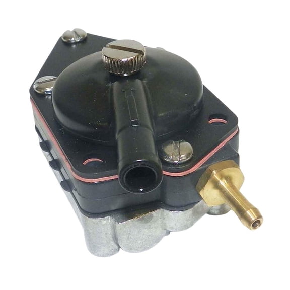 OEM Grade Johnson/Evinrude 9.9-15HP Cross Flow Fuel Pump Fuel Pump Compatible with Johnson/Evinrude 9.9HP 15HP 2-Stroke Cross Flow Outboard Small Fitting (1997-2007) 0438562 MARINE