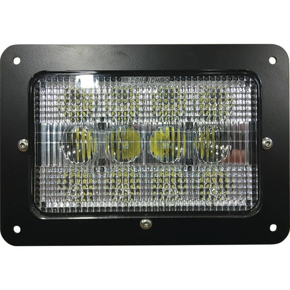 OEM Grade LED Tractor Headlight Hi Lo Beam Compatible with Case IH 9110 9130 9150 9170 9180 9210 9230 9240 60W 3500 Lumens Front Grille Mount 20-2063T1 60-6730T91 20-1730T91 60-6731T1