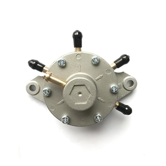 OEM Grade Mikuni Triple Outlet Fuel Pump Compatible with Arctic Cat Polaris Sea-Doo PWC Snowmobile 3-Cylinder Engine 35 LPH Vacuum Pulse Round Flush Mount Replaces OEM DF52-92