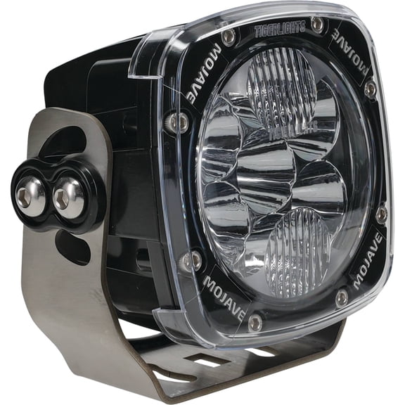 OEM Grade Mojave 5 Inch LED Racing Light Compatible with UTVs ATVs Side-by-Sides Off-Road Vehicles Trucks 70W 6000 Lumens Spot Flood 12-24V Clear and Amber Lens Covers Heavy-Duty