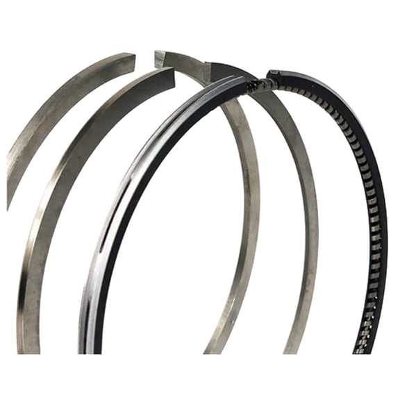 OEM Grade Piston Ring Set Compatible with John Deere 6620/6622/7720 JD 6.466D 1980-2026 Standard Bore 116mm Bore 3-ring set (2 compression, 1 oil) R87753