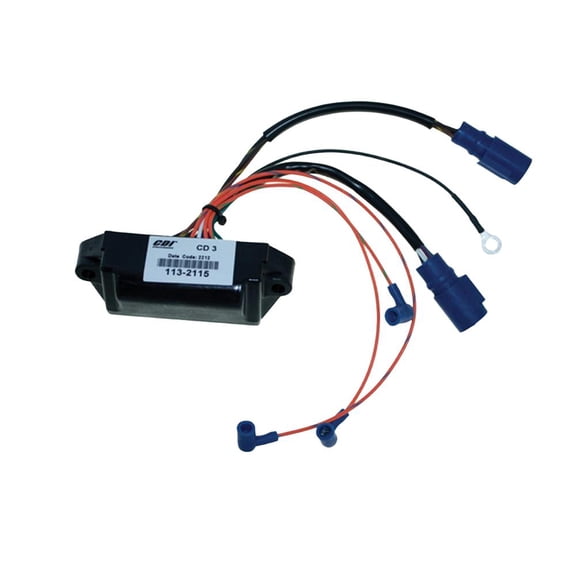 OEM Grade Power Pack Compatible with 1986-1991 Johnson Evinrude 60 70 75 HP 3-Cylinder Looper Outboard CD3 No RPM Limit OMC 582115 583125 583143 763796 777650