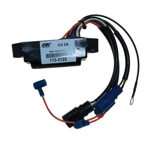 OEM Grade Power Pack Compatible with Johnson Evinrude 65HP 3-Cyl 3.187 Bore Looper 2-Stroke Outboard 1986-1988 CDI Ignition Module 5800 RPM Limit 0583122 0583320