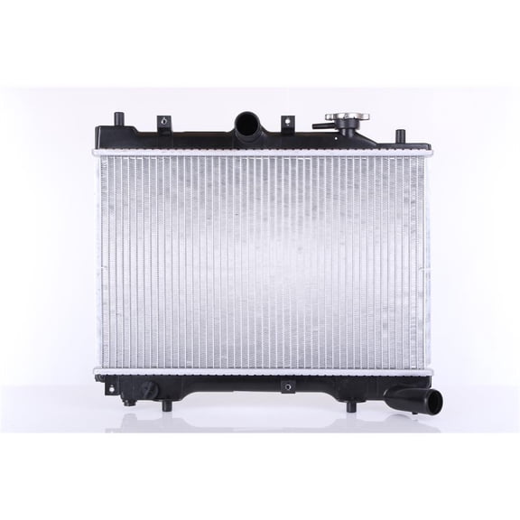OEM Grade Radiator Compatible with 1983-1987 Mazda 626 2.0L I4 FWD Aluminum Core Plastic Tanks Direct Fit Cooling System Replaces E358-15-200B E356-15-200A E360-15-200A Sedan Compact