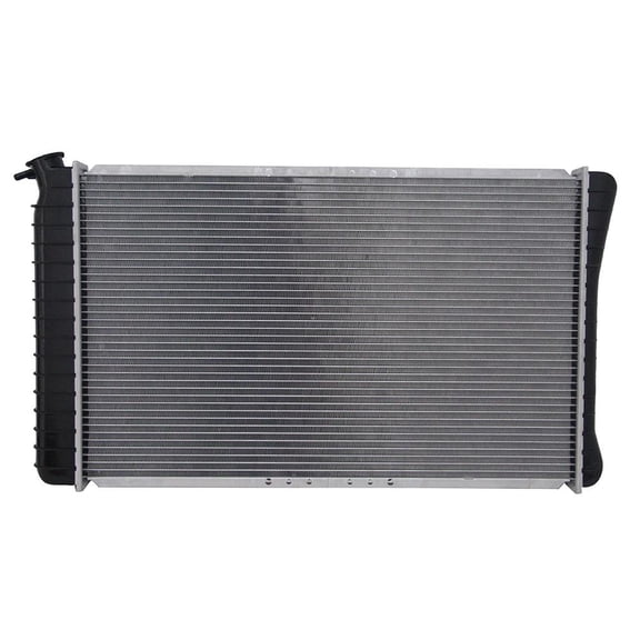 OEM Grade Radiator Compatible with 1988-1991 Buick LeSabre Reatta 1986-1990 Riviera 1989-1990 Electra 3.8L V6 Crossflow 26mm Plated TOC Aluminum Core New Replaces 52452856 52462564