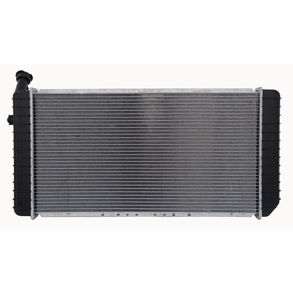 OEM Grade Radiator Compatible with 1989-1996 Chevrolet Corvette C4 5.7L V8 L98 LT1 32mm Crossflow Plastic Aluminum with Plated Engine and Transmission Oil Coolers New Replaces 52453547