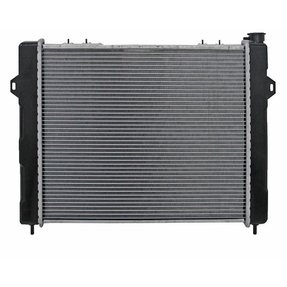 OEM Grade Radiator Compatible with 1993-1998 Jeep Grand Cherokee 4.0L L6 Automatic Crossflow 32mm PA Aluminum Core Concentric 1.25 Inch TOC Plastic Tanks New Replaces 4734103 52005166