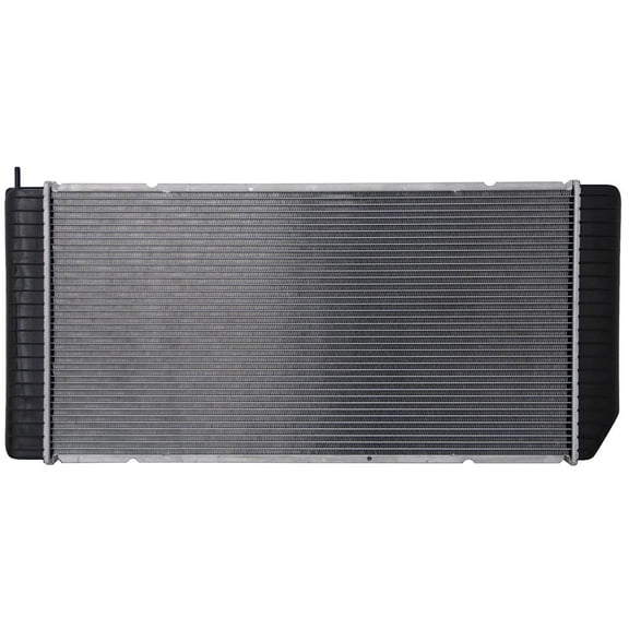 OEM Grade Radiator Compatible with 1996 1997 1998 1999 2000 2001 2002 Chevrolet Express 2500 3500 6.5L V8 Diesel Crossflow with Transmission Engine Oil Cooler New Replaces 15766917