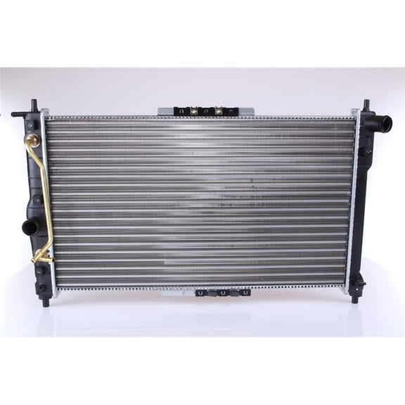 OEM Grade Radiator Compatible with 1999-2002 Daewoo Lanos SE 1.5L 1.6L L4 Engine Manual Automatic Transmission Aluminum Core Plastic Tanks Direct Fit Replacement Parts 96182260