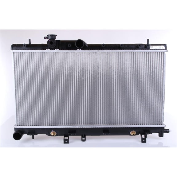 OEM Grade Radiator Compatible with 2004-2006 Saab 9-2X Linear 2002-2007 Subaru Impreza 2.5L H4 AWD Manual Aluminum Cooling Direct Fit Replacement 45111FE051 45119AE002 45119FE040