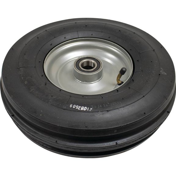 OEM Grade Tedder Tire and Wheel Assembly 3.50-6 4-Ply Tri-Rib Compatible with Kuhn John Deere New Holland Galfre Vermeer Sitrex Tonutti Rossi 1" Bore 6205-2RS Bearings Baler Tedder