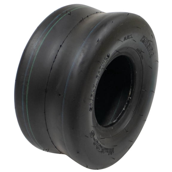 OEM Grade Tire Compatible with Bad Boy Husqvarna Zero Turn Mower Front Caster Go Kart Tractor 4-Ply Tubeless 440 lbs Max Load 42 PSI 5 Inch Rim 605-4SM-LG-I 11x6.00-5 Smooth Slick