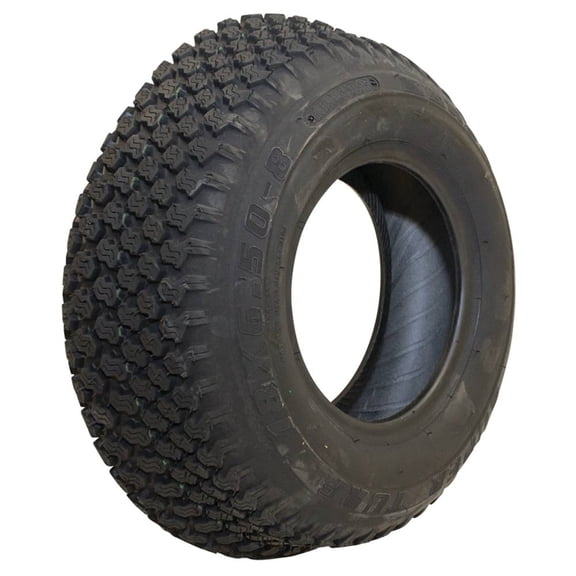 OEM Grade Tire Compatible with Hustler 779710 785345 John Deere Kubota Toro Scag 4-Ply Tubeless 770 lbs Max Load 28 PSI 8 Inch Rim Kenda 105000866B1 24361016 18x6.50-8 Super Turf K500