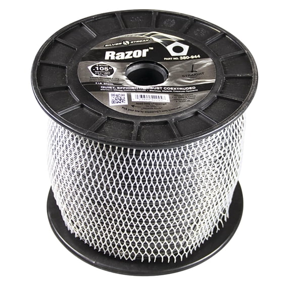 OEM Grade Trimmer Line Compatible with Echo Stihl Husqvarna Ryobi String Trimmer Weed Eater Edger Lawn Care Razor 0.105 In Diameter Twist Gray Co-Extruded 5 Lb Branded Spool 919 Ft