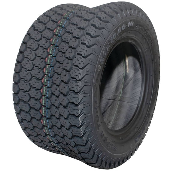 OEM Grade Turf Tire Compatible with Toro Gravely Hustler Scag Exmark 6-Ply K500 Tubeless Heavy Duty 1650 lbs 40 PSI 10In Rim Kenda Super Turf 20x10.00-10 Commercial Zero Turn Super