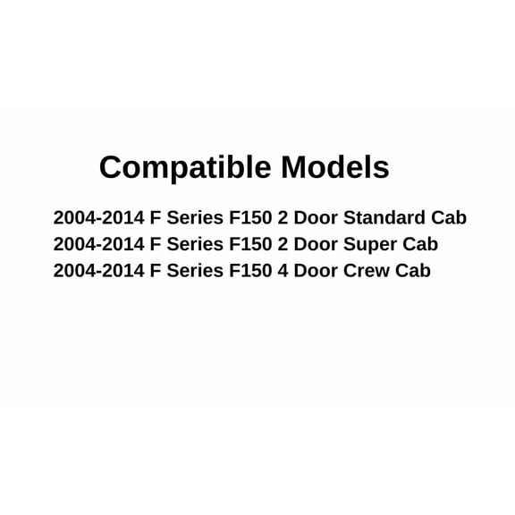 Heated Sliding Back Window Glass Back Power Slider Compatible with Ford F150 Pickup 2004-2014 Models