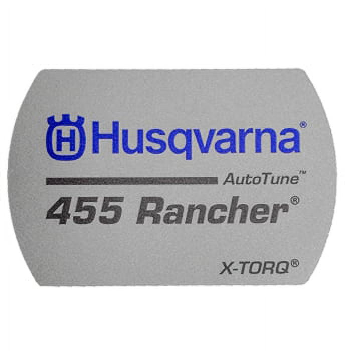 OEM Husqvarna 455 Rancher II Decal Starter - Walmart.com