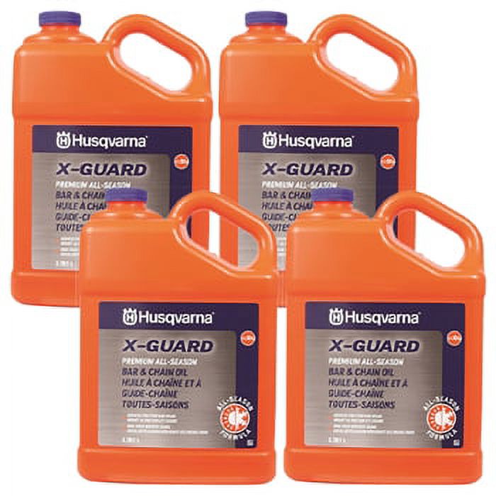 OEM Husqvarna XGuard Bar & Chain Oil 1 Gal, 4 Pack