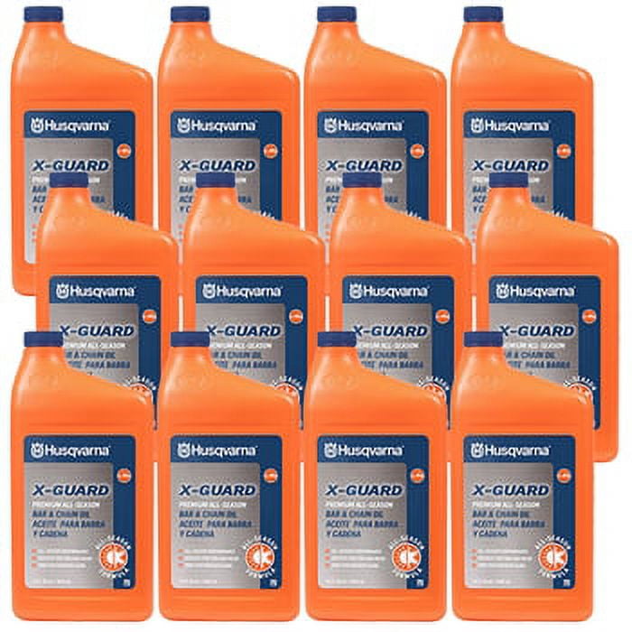 OEM Husqvarna XGuard Bar & Chain Oil 1 Qt, 12 Pack