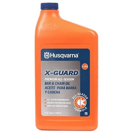Husqvarna X-Guard Bar and Chain Oil - Premium - 1 Qt Bottle