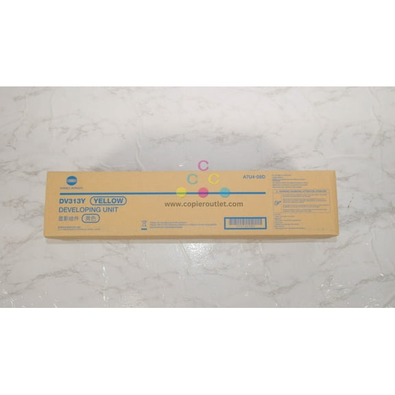OEM Konica Minolta BH308,368,C308,C368 Yellow Developer Unit DV313Y, A7U4-08D