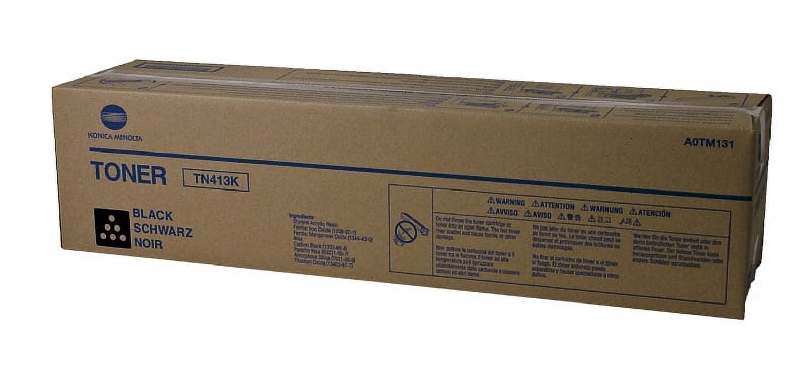 Genuine OEM Konica Minolta TN323 Black Toner - 23K Yield For Bizhub 227/287
