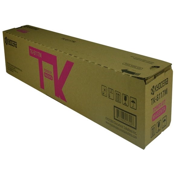 OEM Kyocera Mita TK-8117M (1T02P3BUS0) Toner Cartridge, MAGENTA, 6K YIELD - for use in Kyocera Mita M8124CIDN printer, M8130CIDN