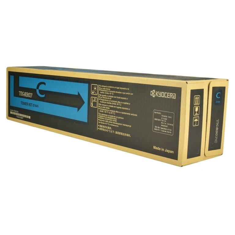 Kyocera TK-8307C Original Toner Cartridge - Laser - 15000 Pages - Cyan - 1 Each Kyocera TK-8307C Original Toner Cartridge - Laser - 15000 Pages - Cyan - 1 Each
