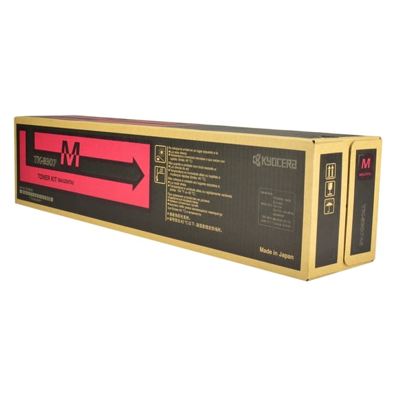 OEM Kyocera Mita TK-8307M (1T02LKBUS0) Toner Cartridge, MAGENTA, 15K YIELD - for use in Kyocera Mita KM-3050CI printer, KM-3051CI printer, KM-3550CI printer, KM-3551CI