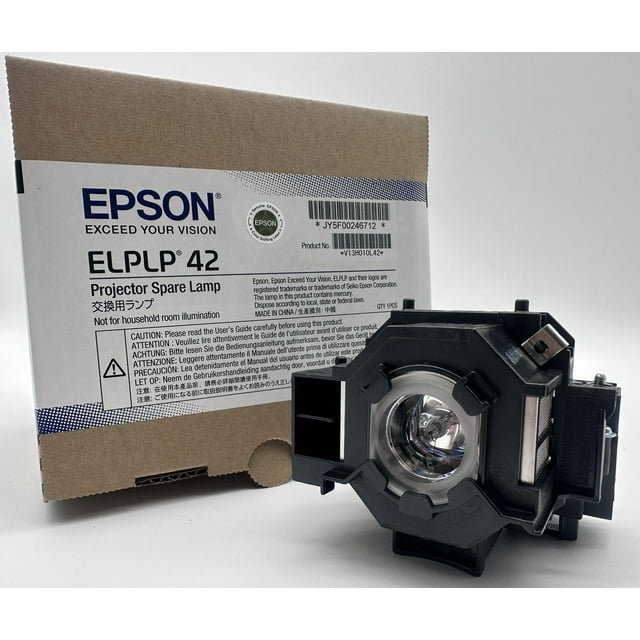 OEM Lamp & Housing for the Epson Powerlite 400W Projector - 1 Year Jaspertronics Full Support Warranty!
