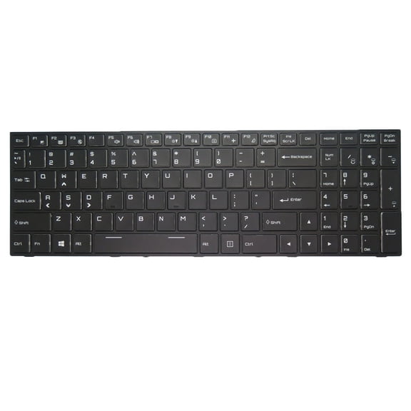 OEM Laptop Keyboard For CLEVO P650RS P650RS-G MP-13H83USJ430C 6-80-P65S0-010-1 United States US With Black Frame And Backlit New