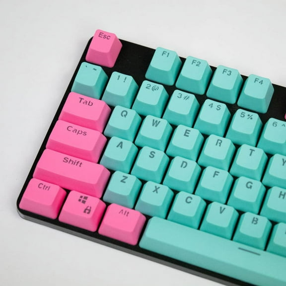 OEM Miami Vibes Reverse PBT Translucent Keycaps 104 key set